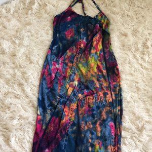 Colorful Cross Strap Dress